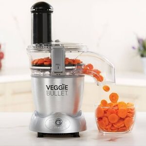 Magic Bullet Veggie Bullet electric spiralizer and food processor.